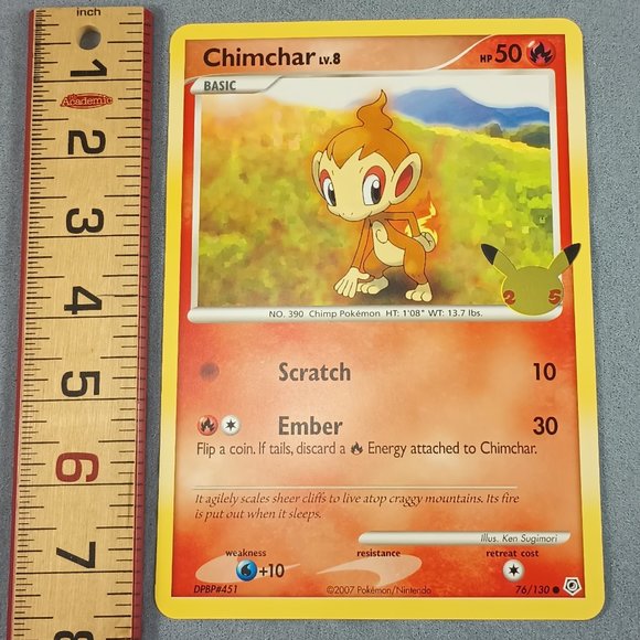 18 Oversize Pokemon TCG cards 25th Celebration Cyndaquil Squirtle Bulbasaur - Picture 6 of 6